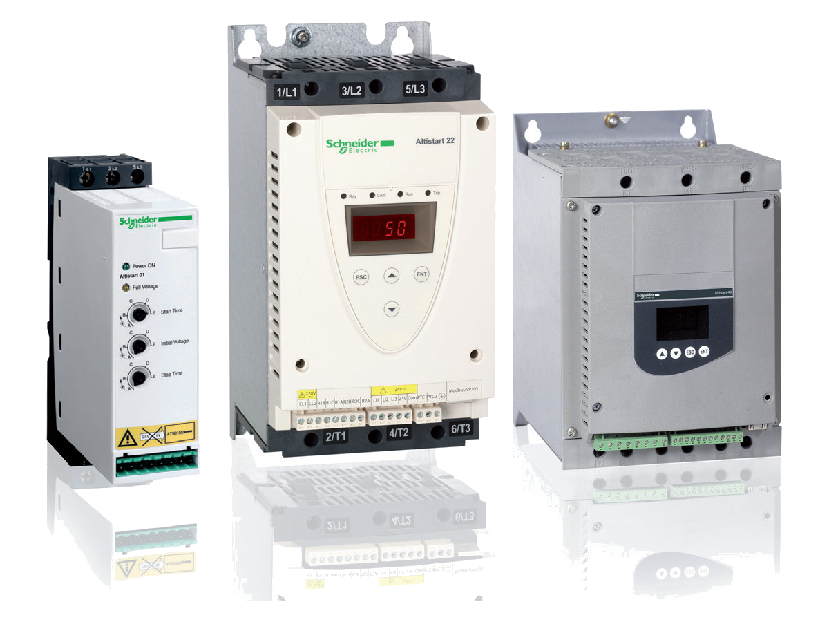 Плавный пуск schneider electric. УПП Schneider-Electric Altistart 01. Schneider Electric УПП. Реле плавного пуска Шнайдер электрик. Устройство плавного пуска Schneider.