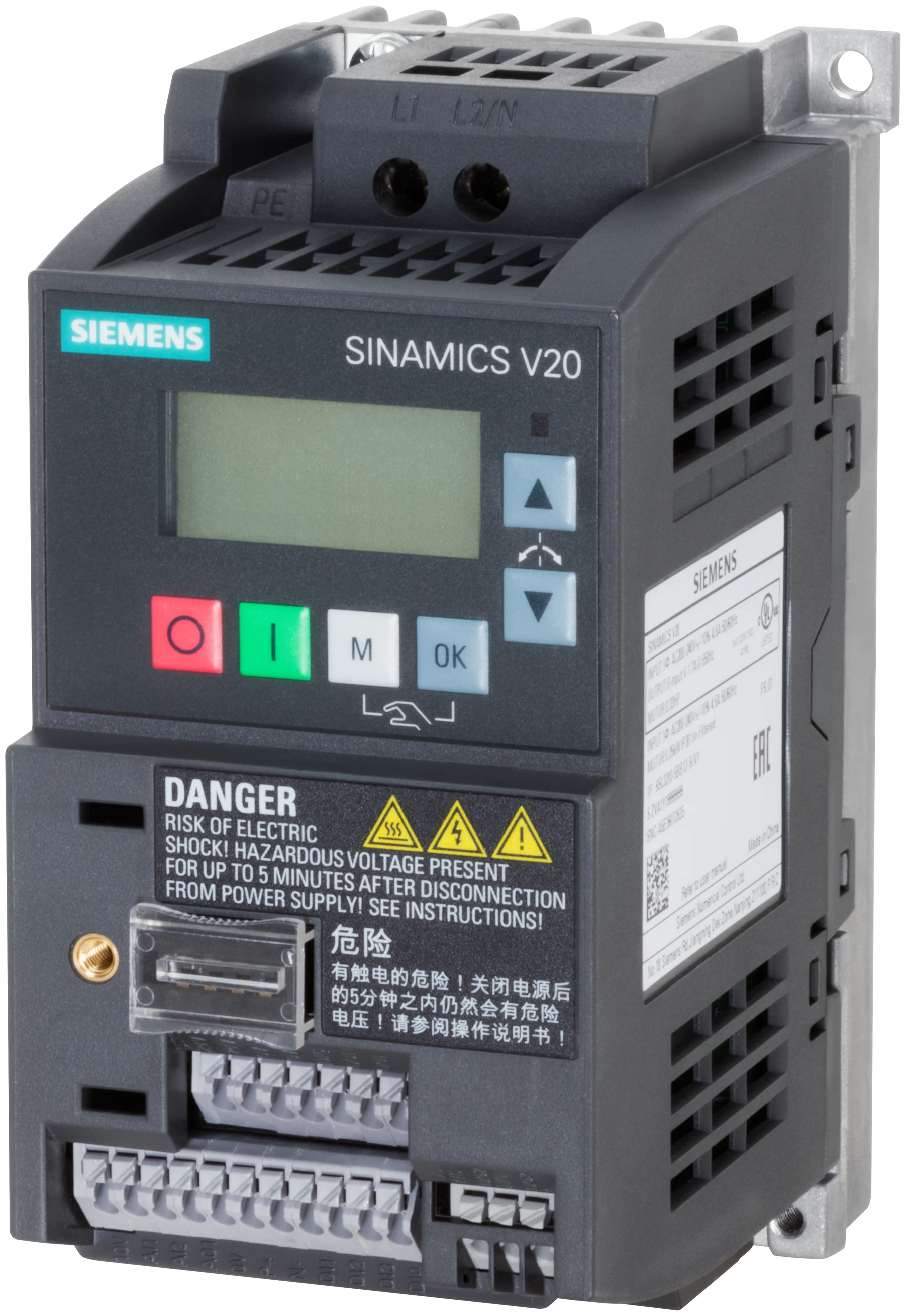 Преобразователи частоты Siemens 6SL3210-5BB12-5BV1